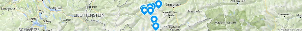 Kartenansicht für Apotheken-Notdienste in der Nähe von Imst (Tirol)